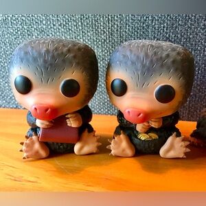 2 Funko Pop FANTASTIC BEASTS Niffler With Coins Purse Vinyl Figures Collectible